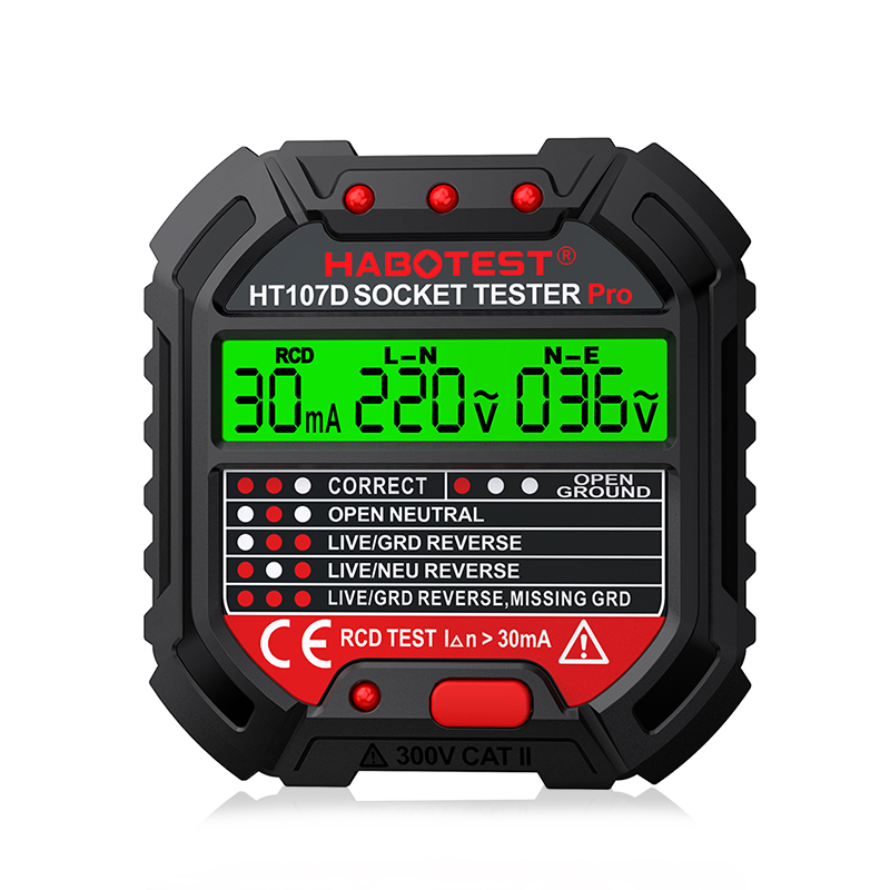 Power Tools Uk Review - HT106/HT107 Socket Testers Voltage Test Digital