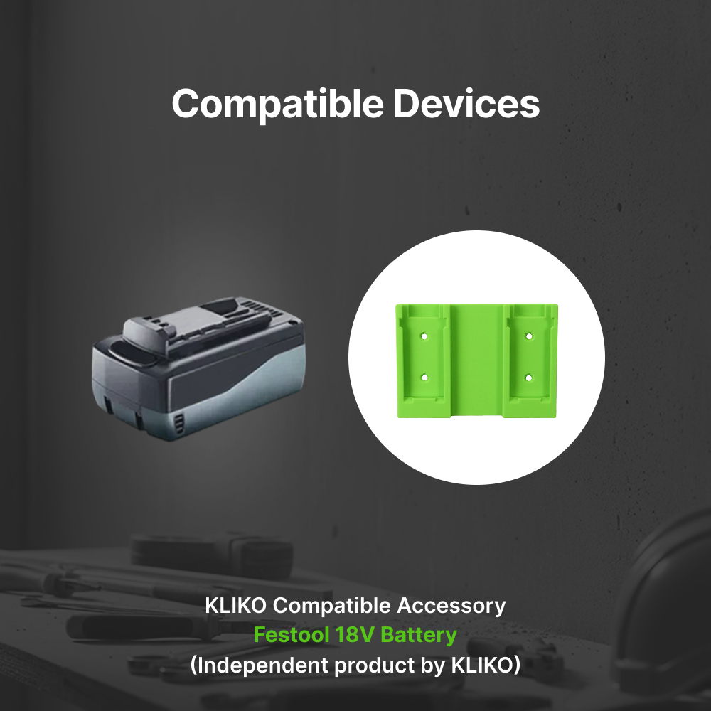 2-Pack Dual Slot Battery Wall  - Power Tools Festool recension och pris