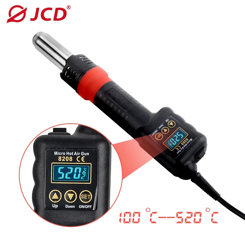 JCD Micro Hot Air Gun 8208 750 - Heat Gun Variable recension och pris