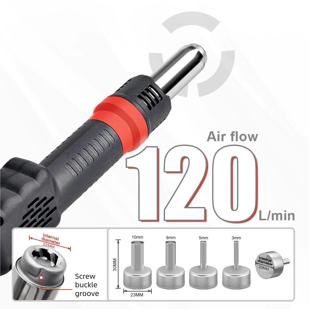 JCD Micro Hot Air Gun 8208 750 - Heat Gun Variable recension och pris