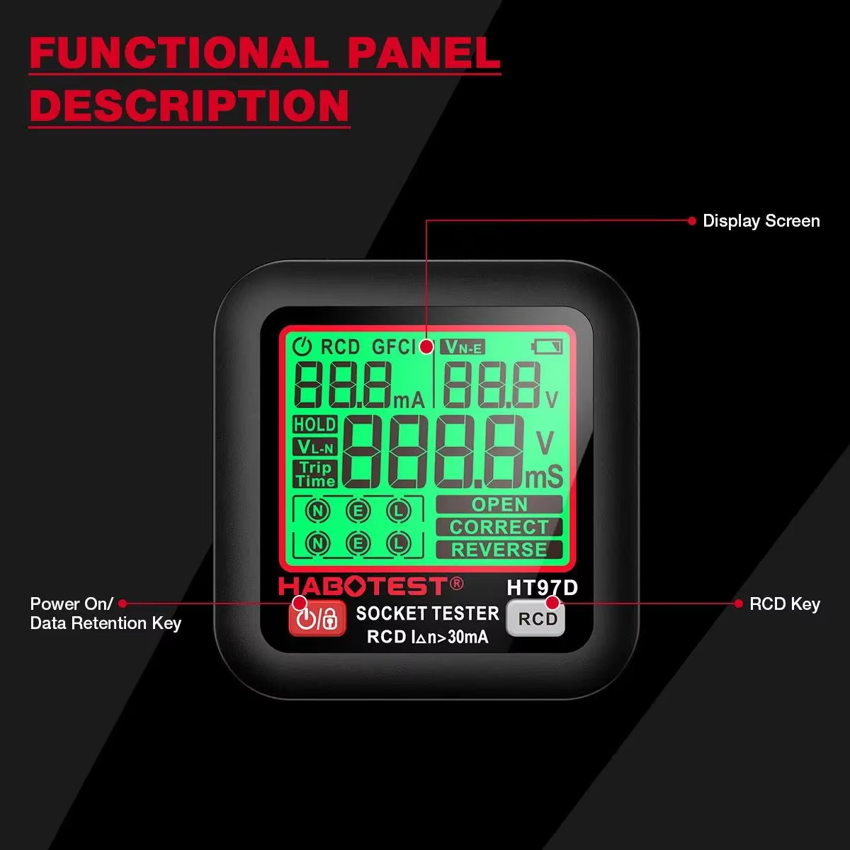 HABOTEST HT97 Digital Socket T - Power Tools Uk Review recension och pris