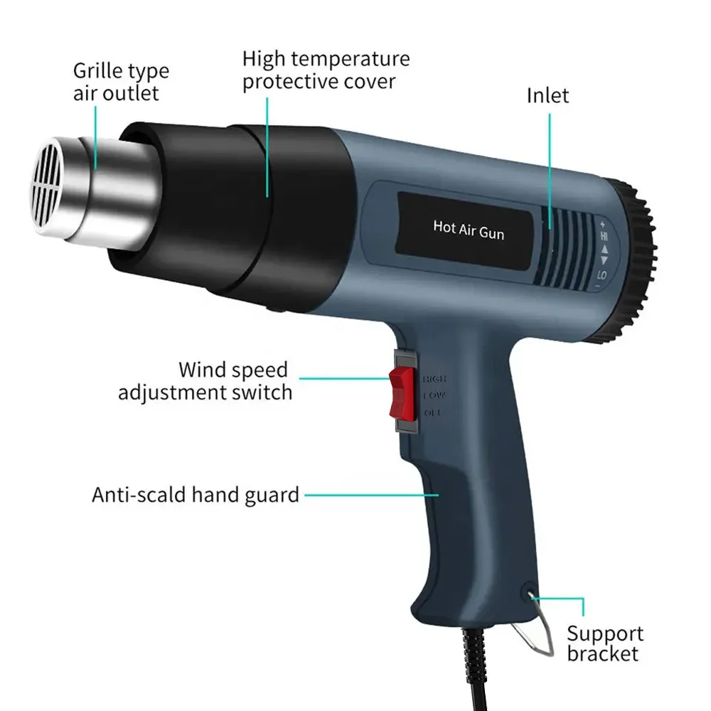 Hot Air Gun Heat Gun 2000W Var - Heat Gun Variable recension och pris