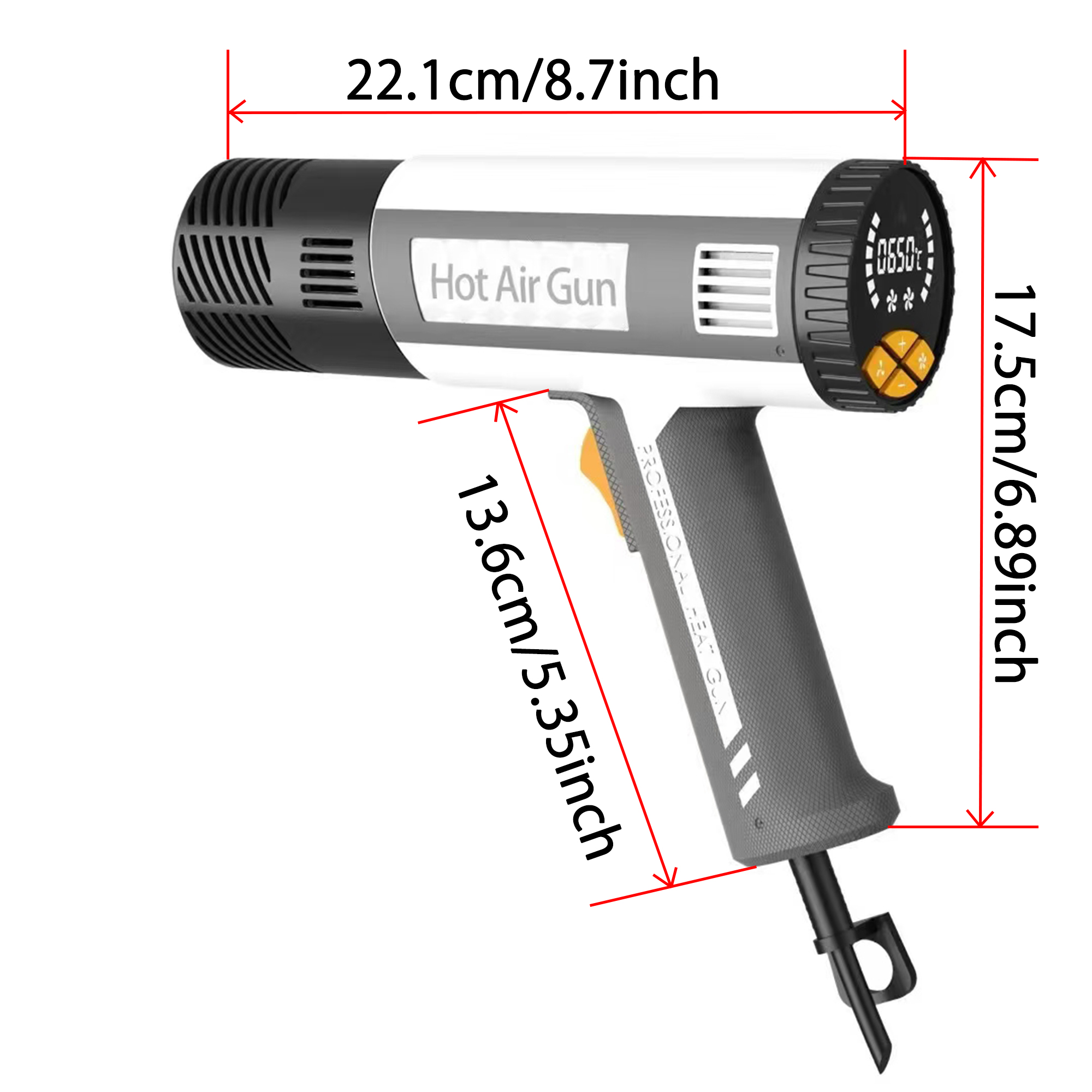 Heat Gun 60℃- 650℃ Fast Heatin - Heat Gun Variable recension och pris