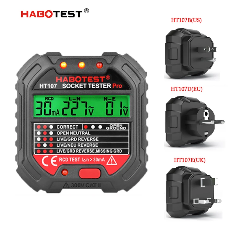 HT107 Pro Digital Socket Teste - Power Tools Uk Review recension och pris