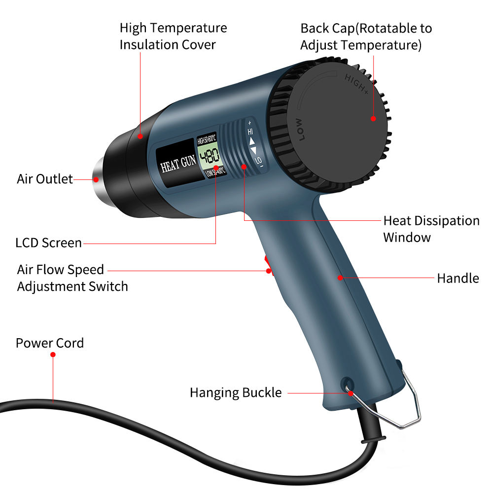 2000 Watts Fast Heating Variab - Heat Gun Variable recension och pris